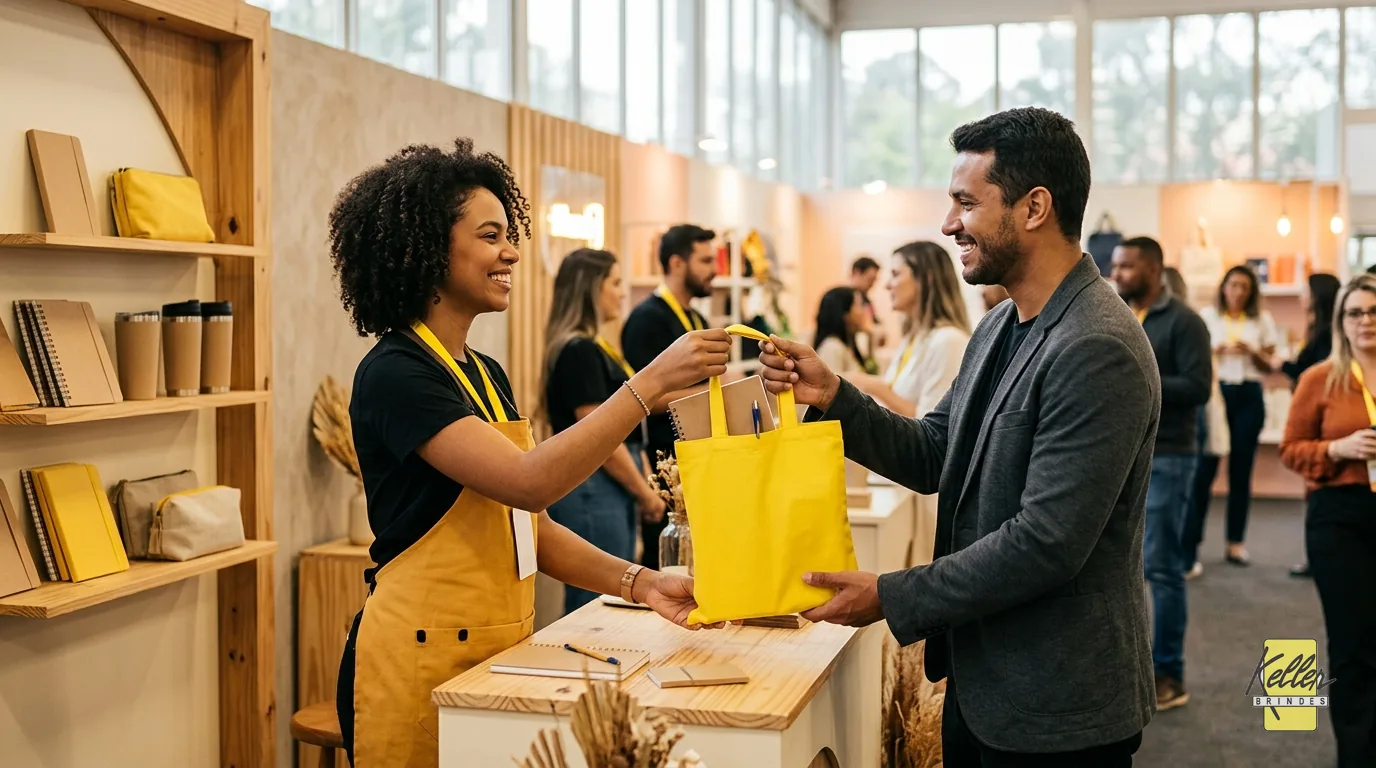 Combo Fluxo de Stand em uso: feira, congresso ou evento